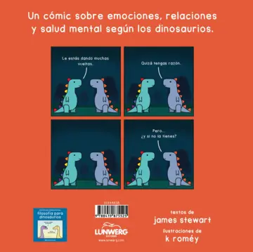 Contraportada Terapia para dinosaurios