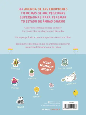 Contraportada Agenda de las emociones