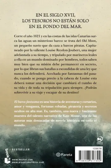 Contraportada El barco fantasma (Las crónicas de la familia Joubert, 3)