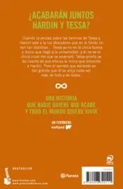 Miniatura contraportada After. Amor infinito (Serie After, 4)