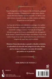Miniatura contraportada Las cenizas y el rey maldito