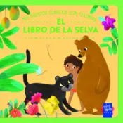 Portada Mis cuentos clásicos con texturas. El libro de la selva