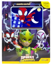 Portada Spidey y su superequipo. Mi cuento con luz nocturna