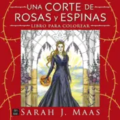 Portada Una corte de rosas y espinas. Libro para colorear