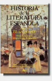 Portada Historia literatura española. El siglo XIX