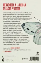 Miniatura contraportada El asesino de la montaña (Unidad de Casos Perdidos, 1)