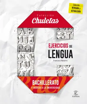 Portada Ejercicios de lengua para bachillerato