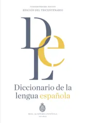 Portada Diccionario de la lengua Española. Vigesimotercera edición. Versión normal