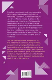 Miniatura contraportada El ocaso de los ídolos