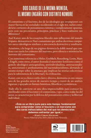 Contraportada Nazi-comunismo