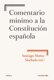 Portada Comentario mínimo a la Constitución española