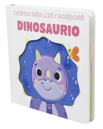 Portada Cuentos para leer y acariciar. Dinosaurio