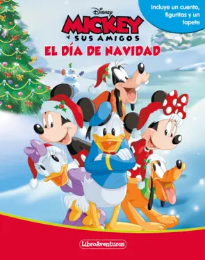 Portada Mickey y sus amigos. El día de Navidad. Libroaventuras