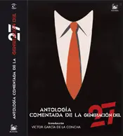 Portada Antología comentada de la generación del 27