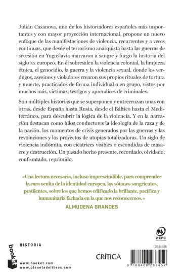 Contraportada Una violencia indómita