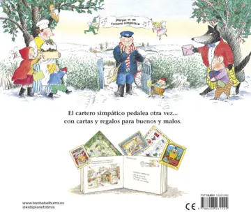 Contraportada El cartero simpático en Navidad