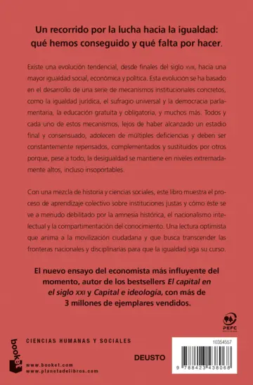 Contraportada Una breve historia de la igualdad