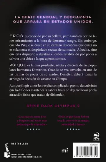 Contraportada Dioses eléctricos (Electric Idol)