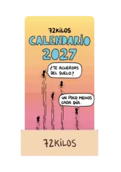 Portada Calendario mesa de tarjetas 2027 - 72 kilos