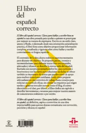 Miniatura contraportada El libro del español correcto (Flexibook)