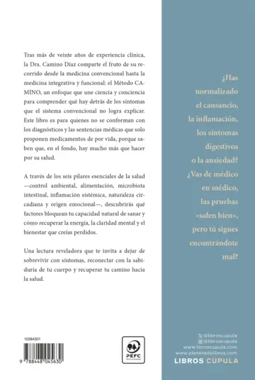 Contraportada Tu camino hacia la salud