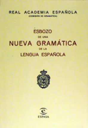 Portada Esbozo de una Nueva Gramática de la lengua española