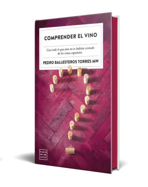 Portada Comprender el vino. Edición especial con cantos tintados