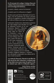 Miniatura contraportada El mensaje de la esfinge