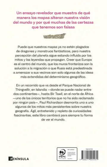 Contraportada Mitos de la geografía