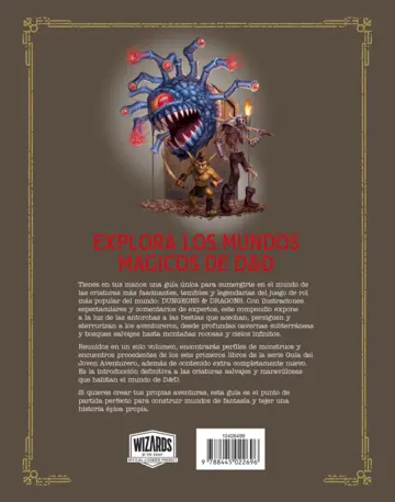 Contraportada Dungeons & Dragons. Compendio de monstruos & criaturas