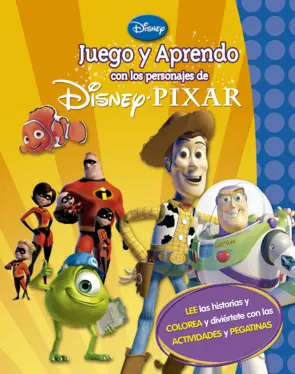 Portada Juego y aprendo con mis personajes favoritos de Disney Pixar