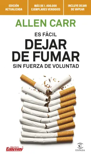 Portada Es fácil dejar de fumar sin fuerza de voluntad