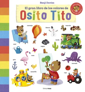 Portada El gran libro de los colores de Osito Tito