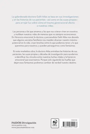 Contraportada Herencia emocional