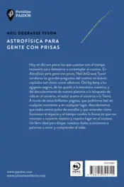 Miniatura contraportada Astrofísica para gente con prisa (Edición mexicana)