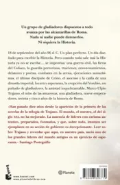 Miniatura contraportada Los asesinos del emperador. Edición especial con cantos decorados