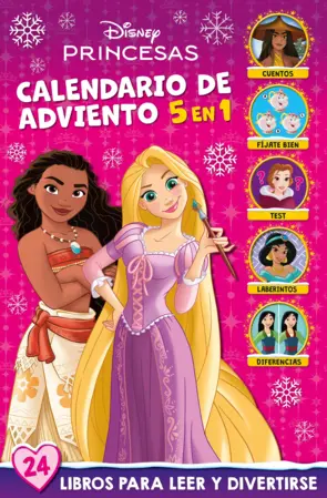 Portada Princesas. Calendario de Adviento 5 en 1