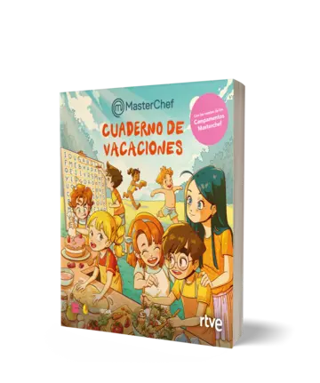 Portada Cuaderno de vacaciones de MasterChef