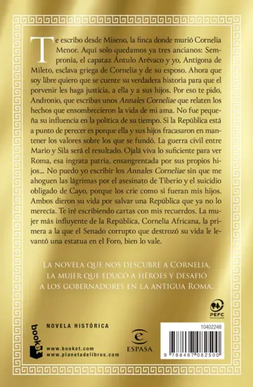 Contraportada Ingrata patria