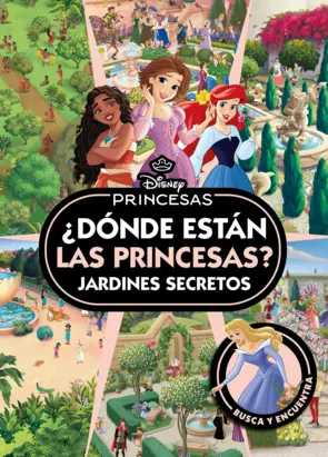 Portada Princesas. ¿Dónde están las Princesas? Jardines secretos