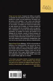 Miniatura contraportada Vengo de ese miedo