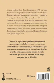 Miniatura contraportada La novia de la paz