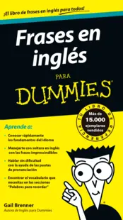 Portada Frases en inglés para Dummies