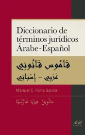 Portada Diccionario de términos jurídicos árabe-español