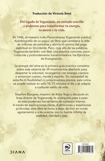 Contraportada La energía del alma