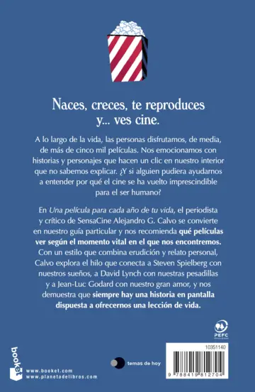 Contraportada Una película para cada año de tu vida