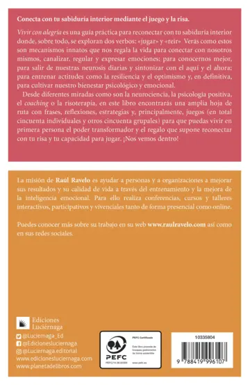 Contraportada Vivir con alegría