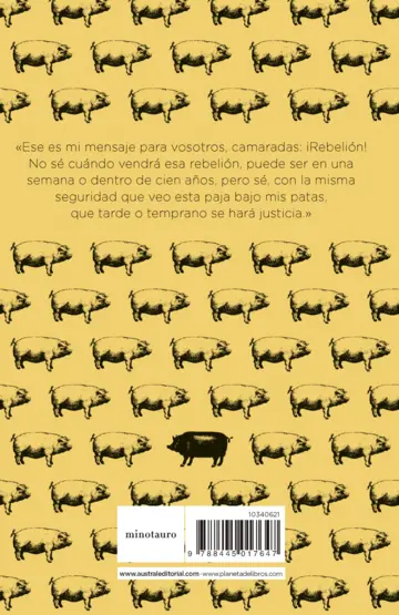 Contraportada Rebelión en la granja
