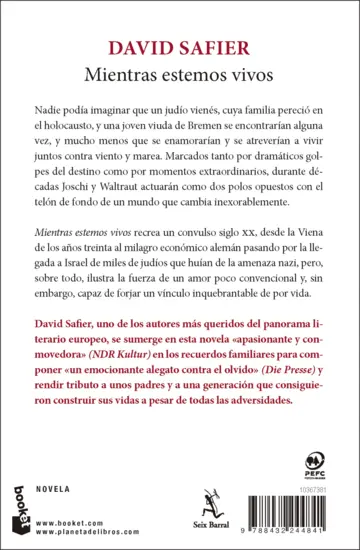 Contraportada Mientras estemos vivos