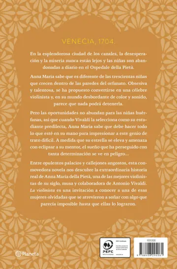 Contraportada La violinista